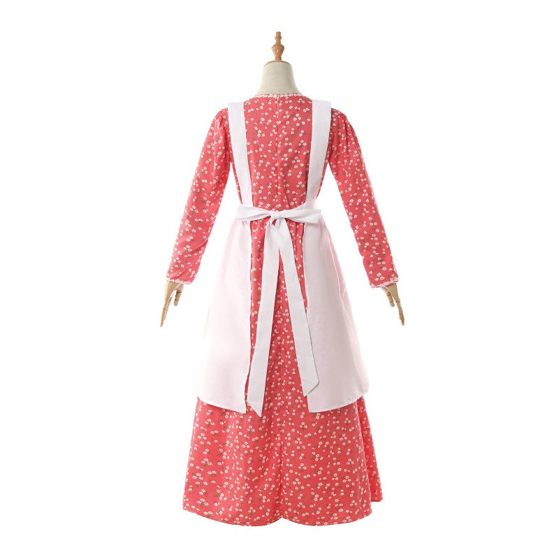 NSPSTT Prairie Dress Women Pioneer Dress Colonial Costume Women Amish Old Fashioned Floral Dresses - Image 2